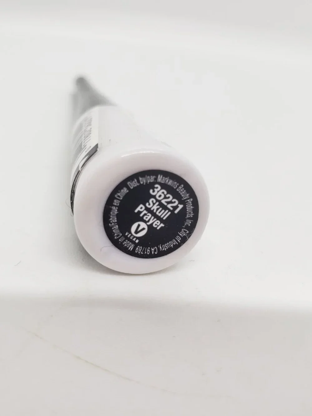 Wet N Wild Megaliner Metallic Liquid Eyeliner White Goth-O-Graphic Skull Prayer